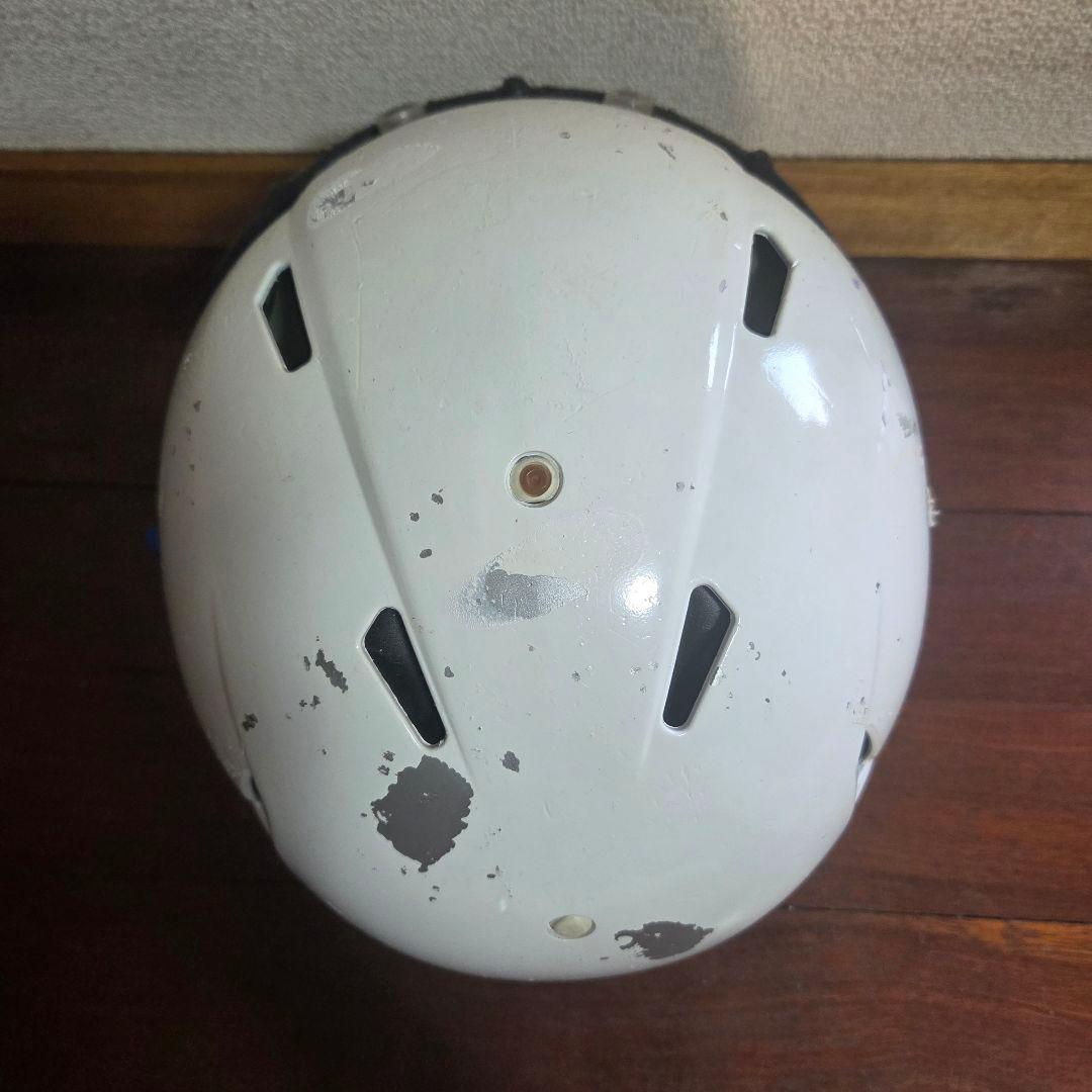 Riddell アメリカンフットボール ヘルメット ホワイトＬサイズパット付き