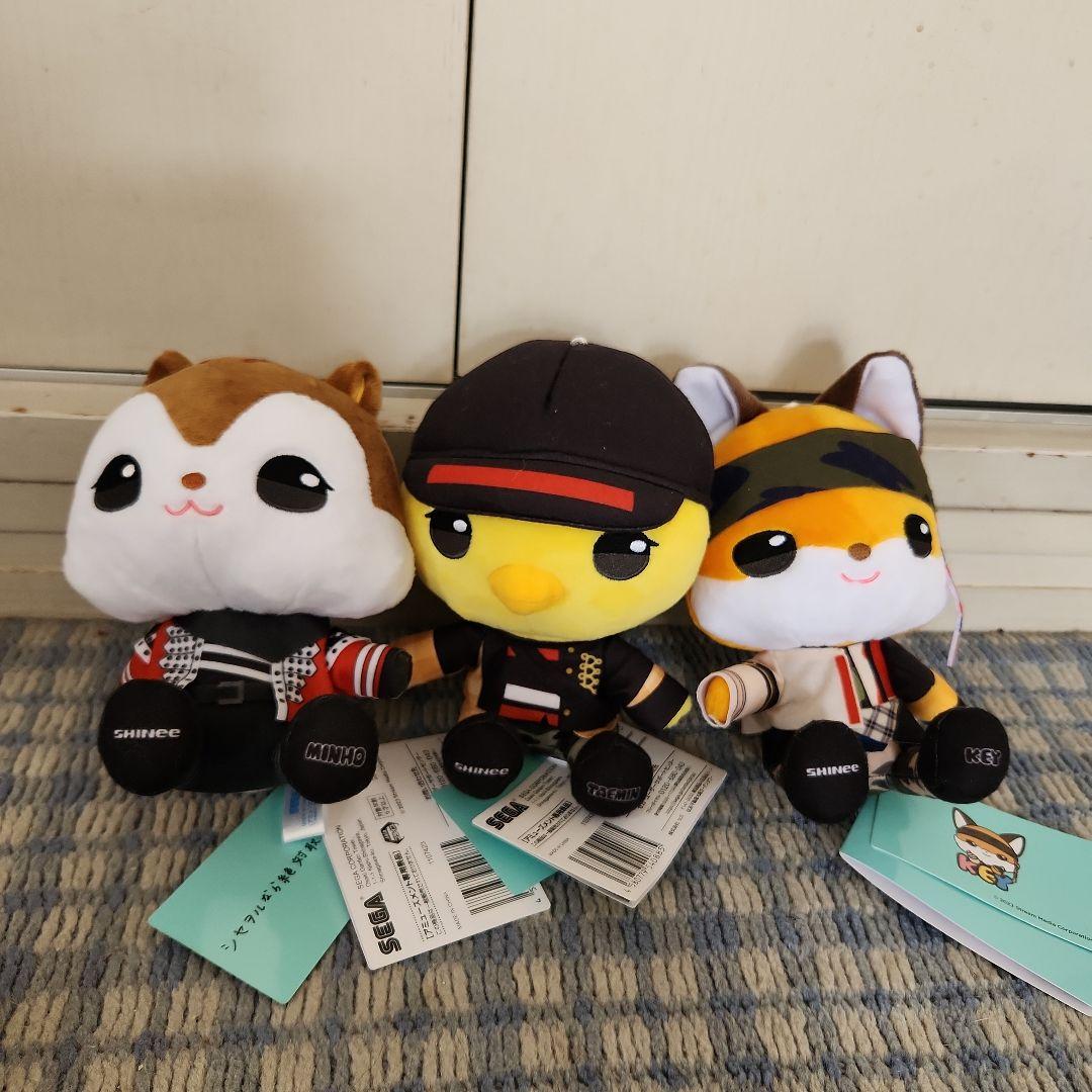 SHINee 　ANIMAL 　COORDY　ちょこんとぬいぐるみなど6個セット