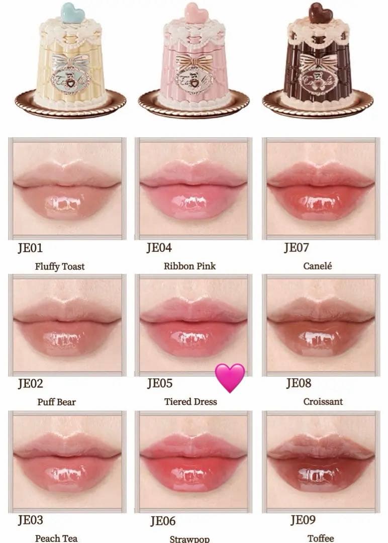 【mio】フラワーノーズ　ストロベリーキューピッド＆スウィーティーベア4点