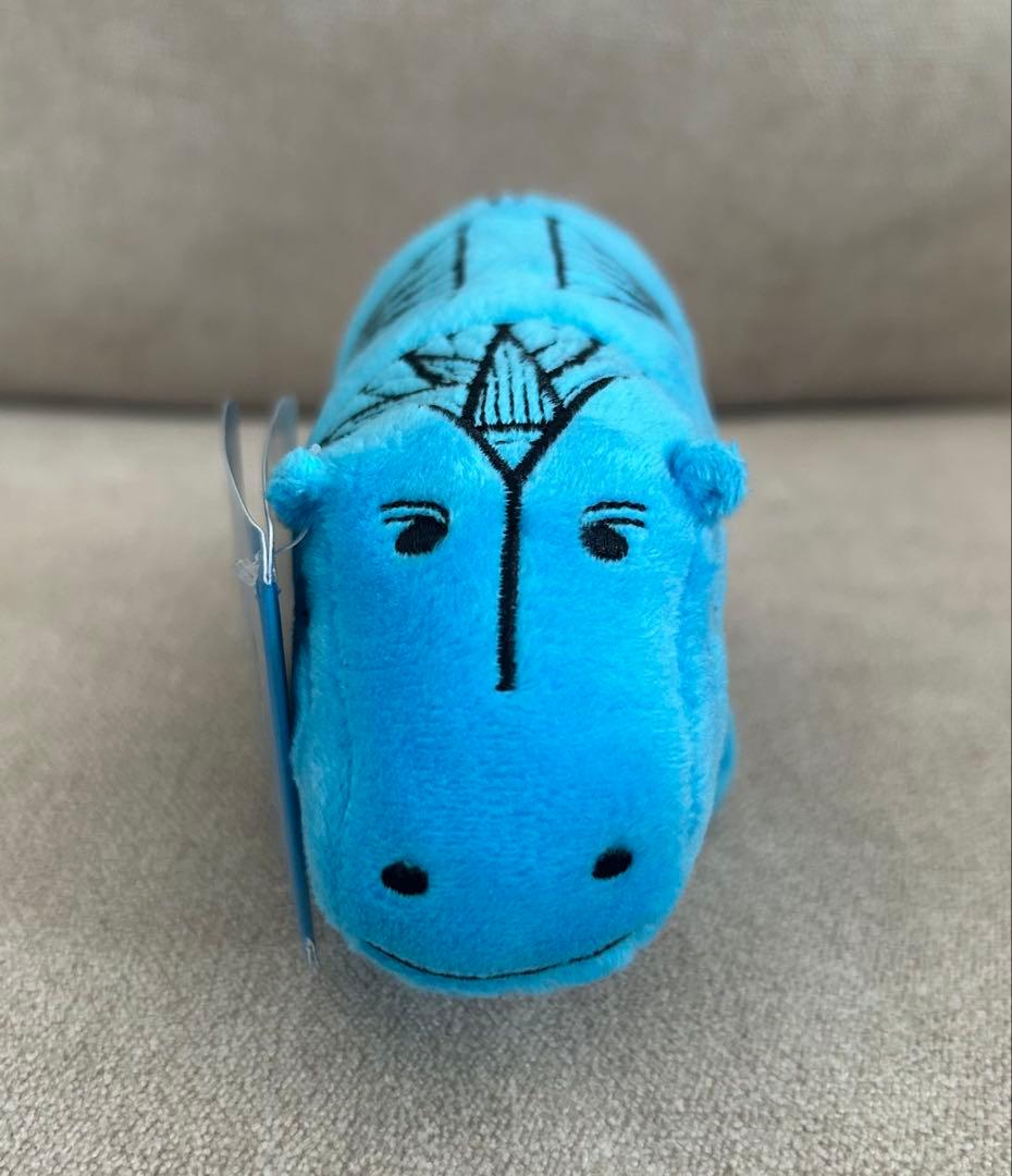 ルーブル美術館 青いカバ ぬいぐるみ(小サイズ)