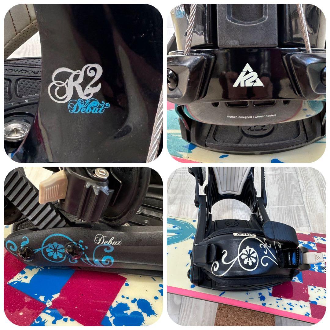 レディースボードセット　SABRINA 145㎝　K2 Mサイズ　ブーツ 23㎝