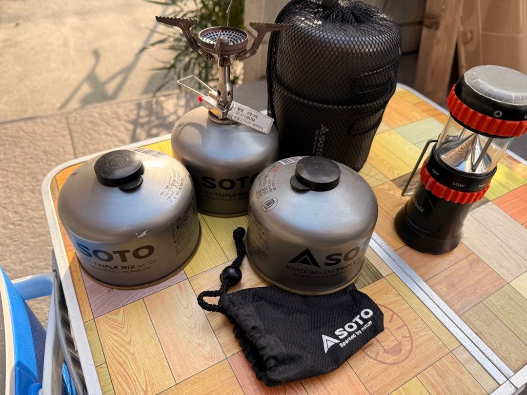 アウトドア遊びセット。中古。