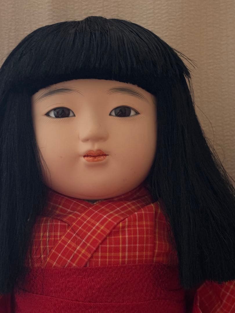 お座り　市松人形　小出松寿