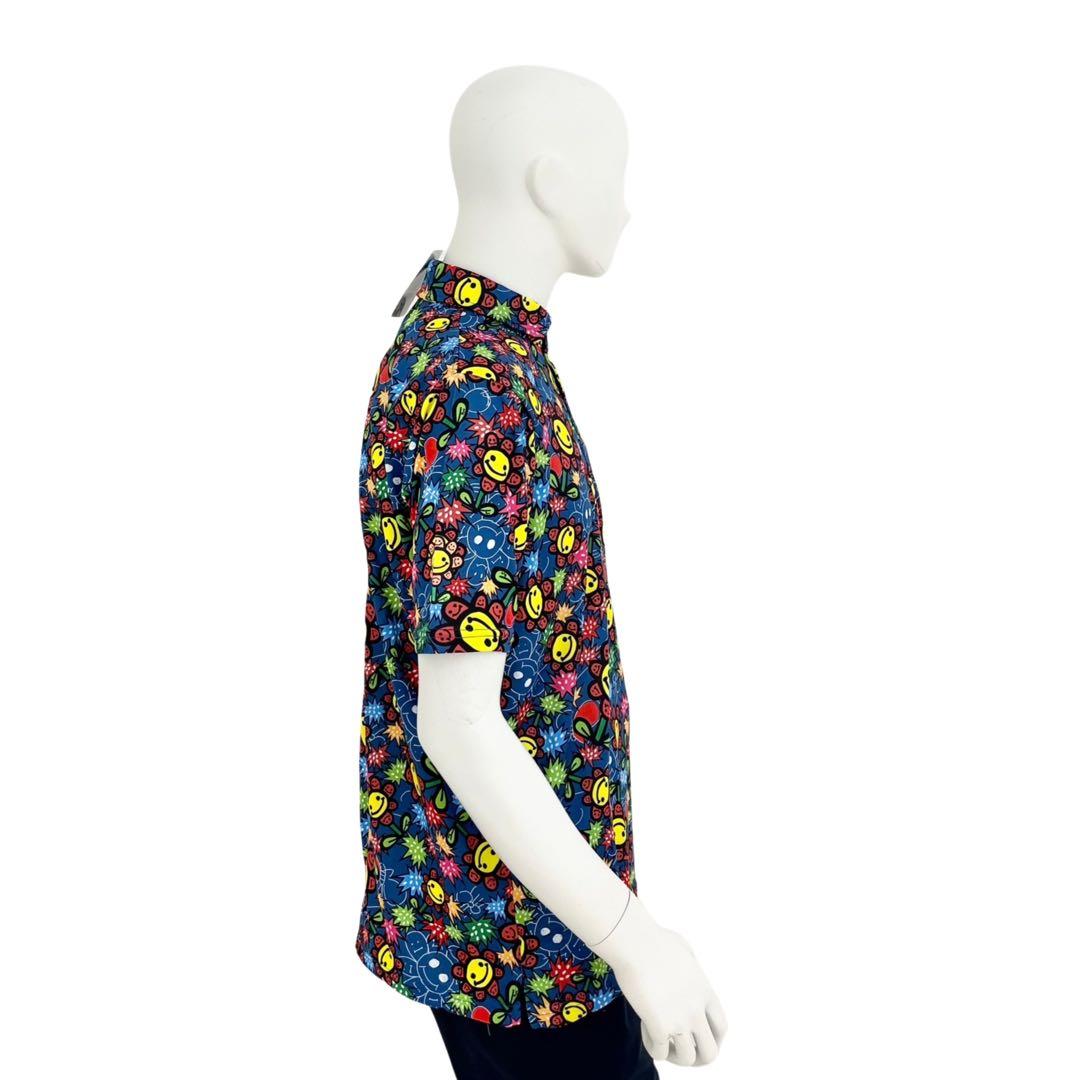 エリートグリップ　ラフウォーター　ポロシャツ　ハッピー6柄　ホワイト　Lサイズ