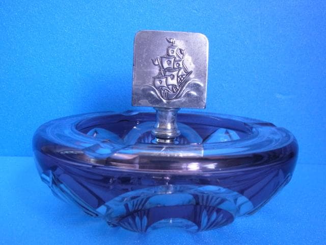 未使用品　和ガラス　切子　煙草セット　三越　戦前　デットストック　昭和レトロ