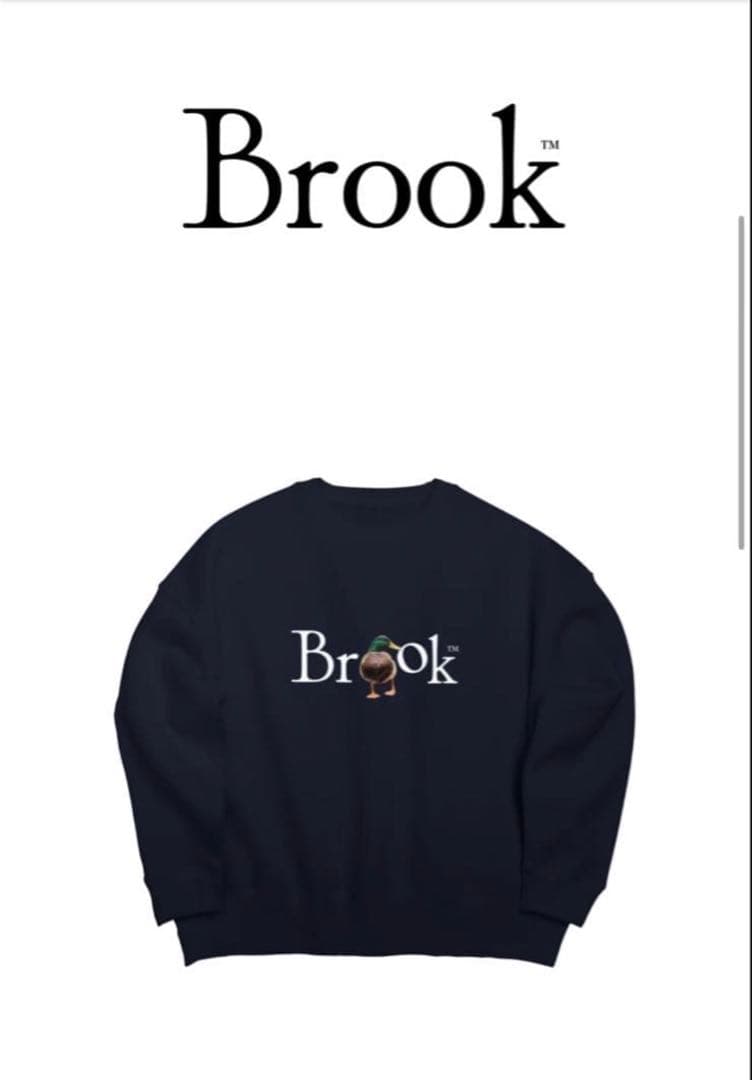 トップス Navy(2025aw Duck Brook Logo Sweat Brook