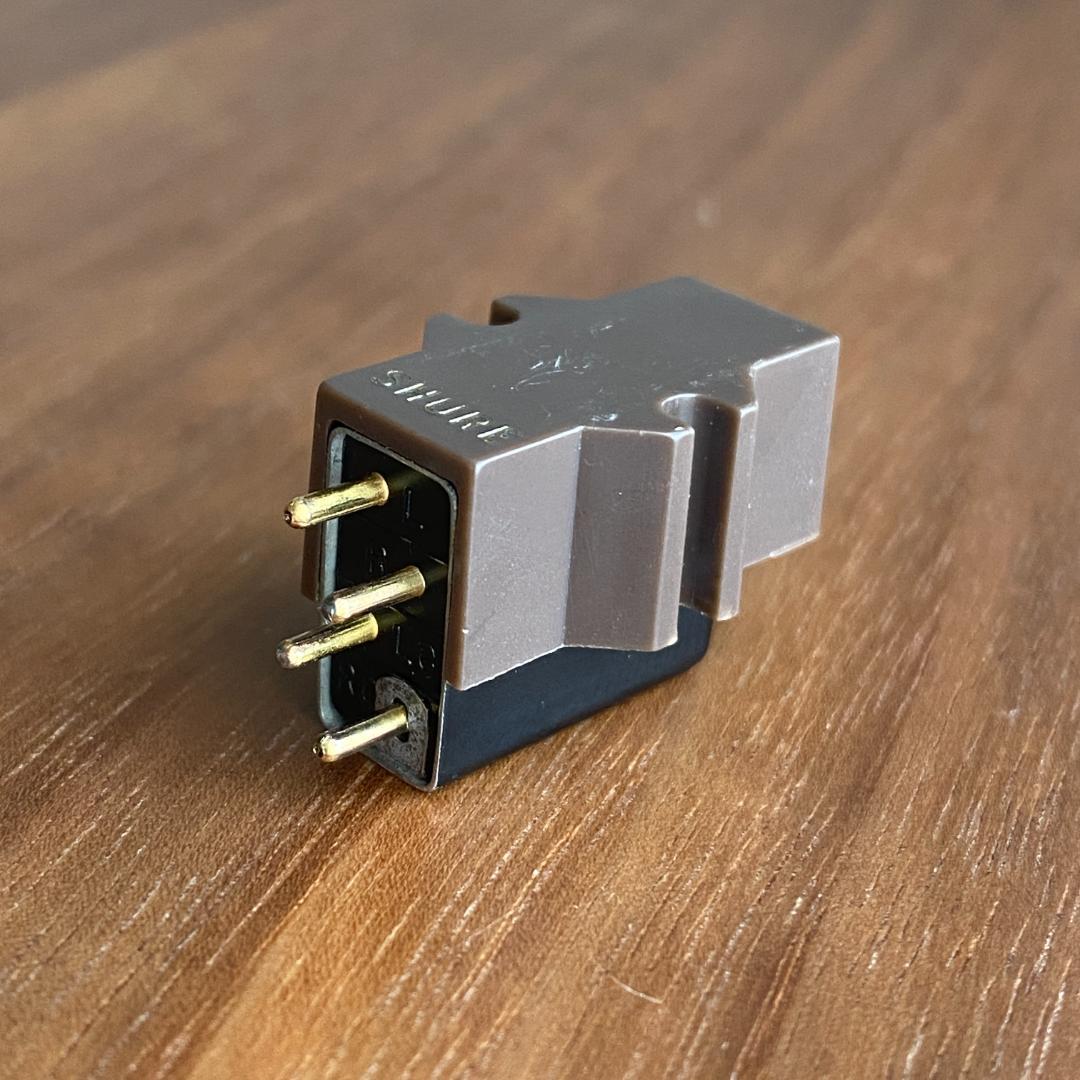 Shure M55E 茶 カモメ カートリッジ 動作確認済み