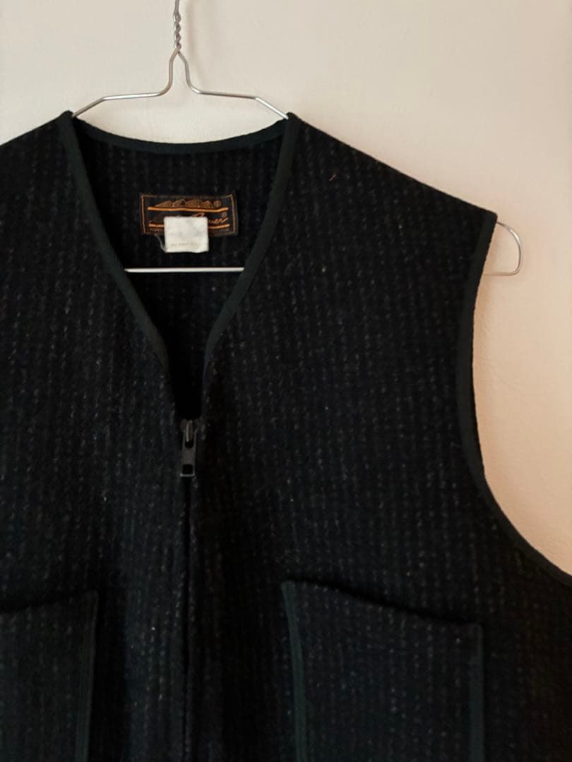 G*e様 エディーバウアー 黒タグ　ウールベスト