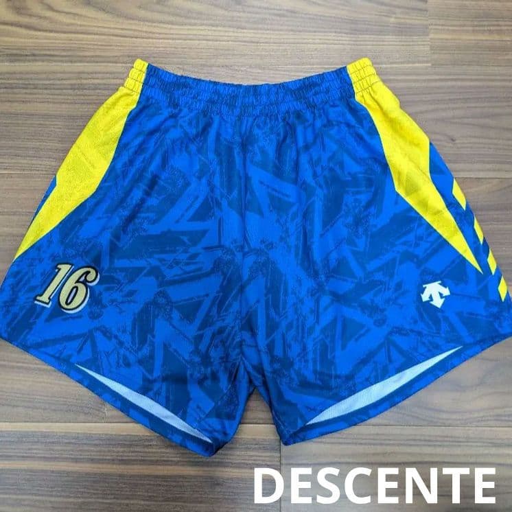 ⭐激レア　DESCENTE　デサント　バレーボール　ゲームパンツ　国体　ブルー