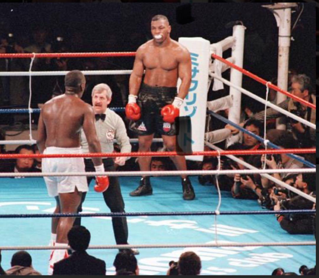 ボクシング　タイソンvsダグラス　世紀の大番狂わせ　東京ショック‼️ 土産ポスター