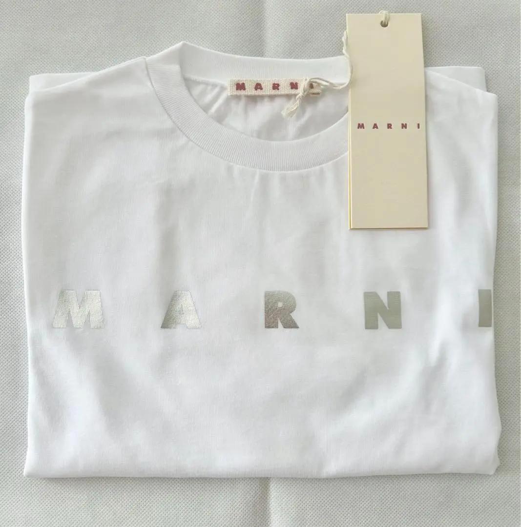 【新品】大人もOK MARNI ロゴプリント Tシャツ 12Y 150cm