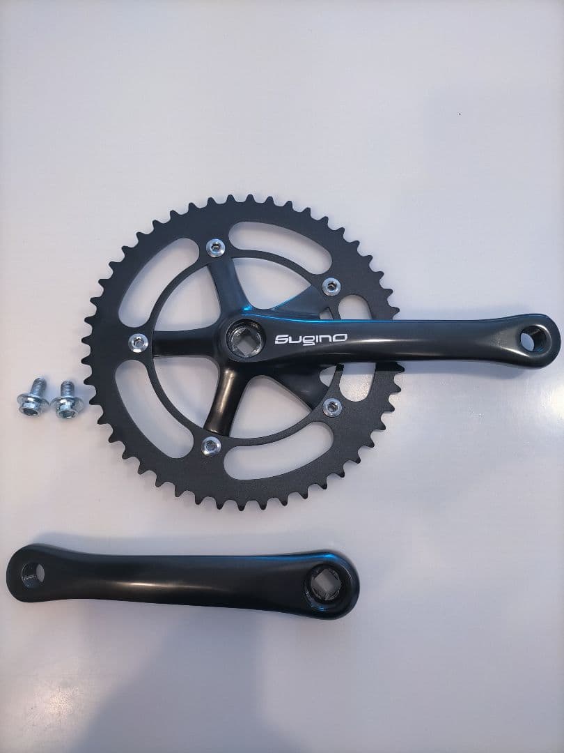 FUJI TRACK ARCV スギ ノ クランクセット 48T　165mm