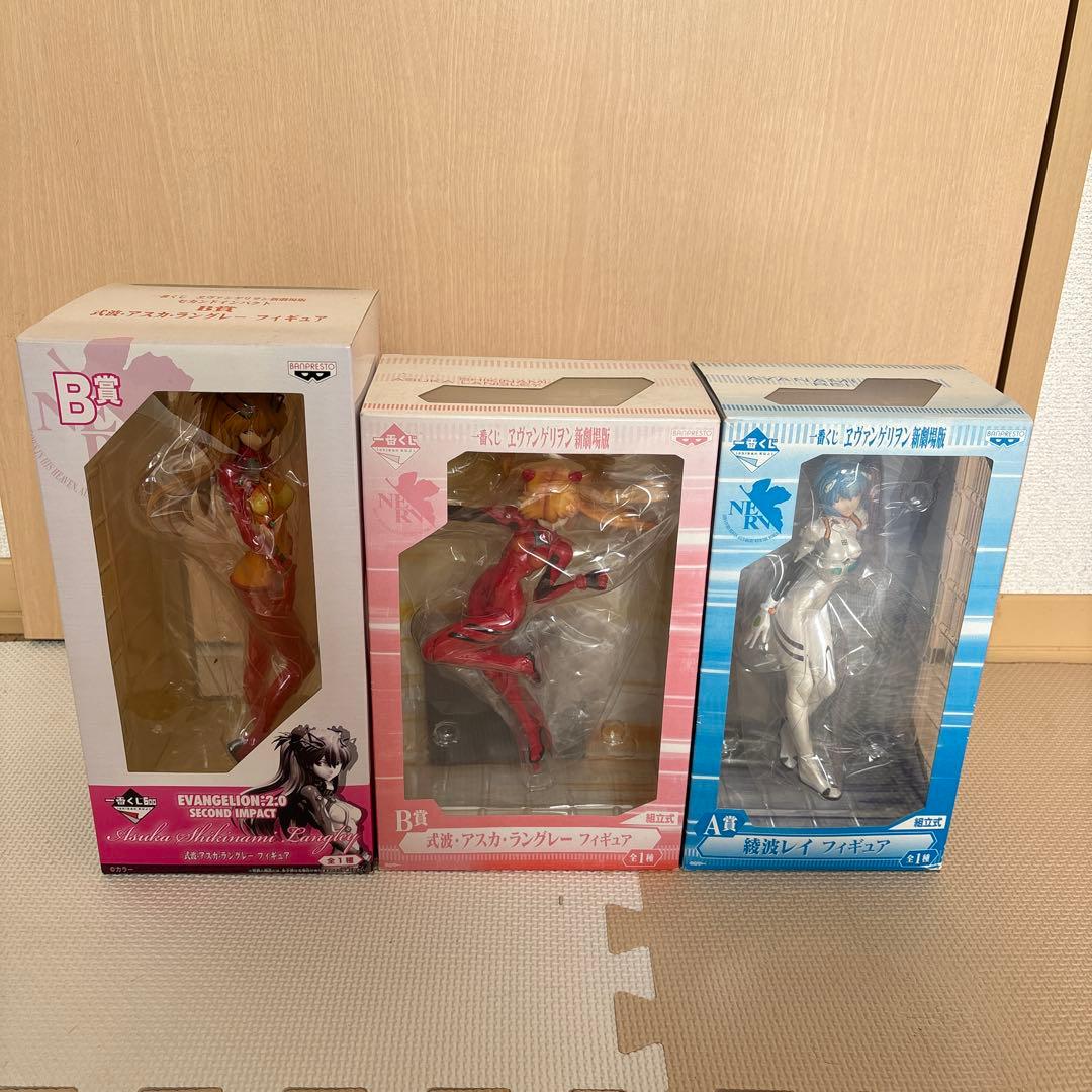 一番くじ エヴァンゲリヲン新劇場版 セカンドインパクト レイ アスカ フィギュア