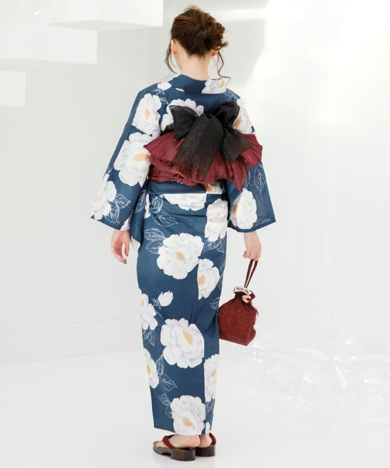 ♡Dita♡ 2025浴衣5点セット【涼風の藍紺牡丹】新品未使用