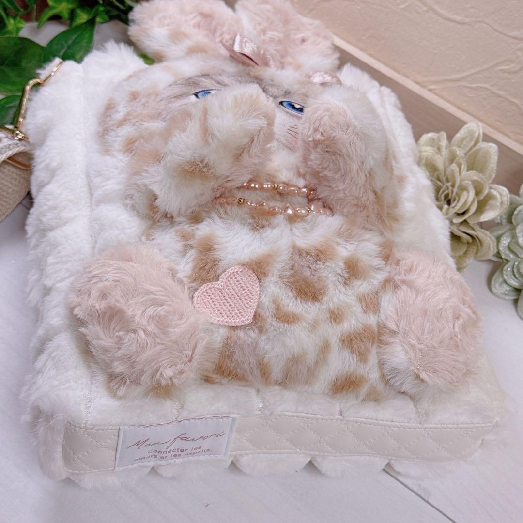 あ*き様 コヤンイサムチョン♡新作big豹柄うさ着ぐるみルミちゃんのサコッシュ