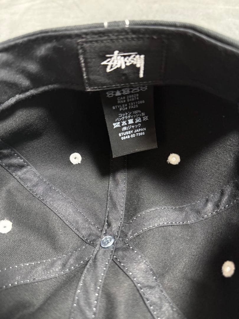 帽子 STUSSY DEPTH STU ARCH STRAPBACK
