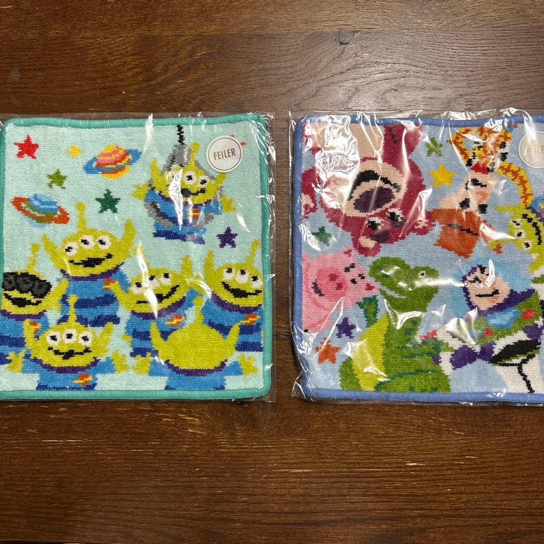 【新品未使用】FEILER トイストーリーハンカチ２枚セット★