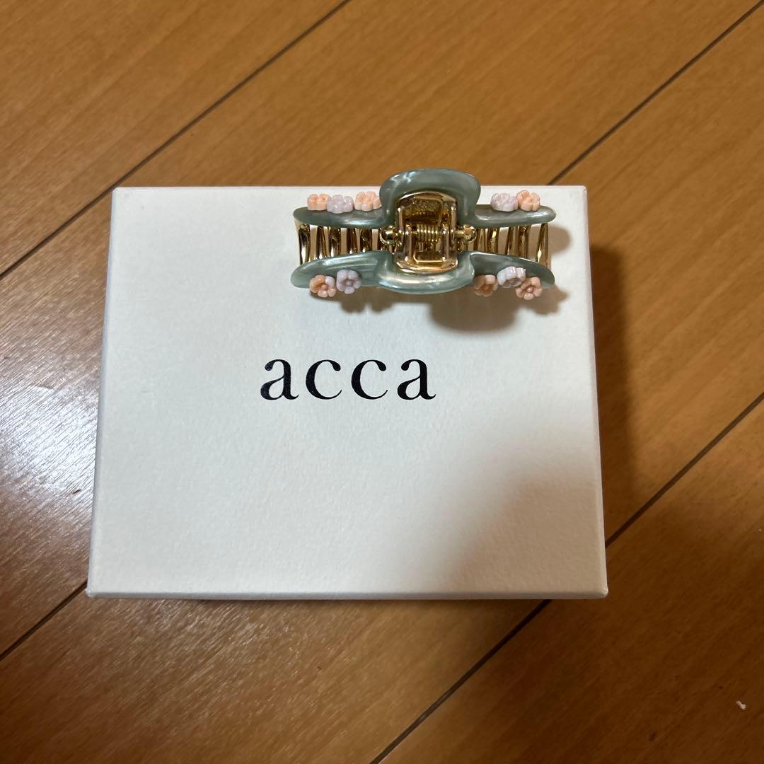 acca 花装飾 ヘアクリップ