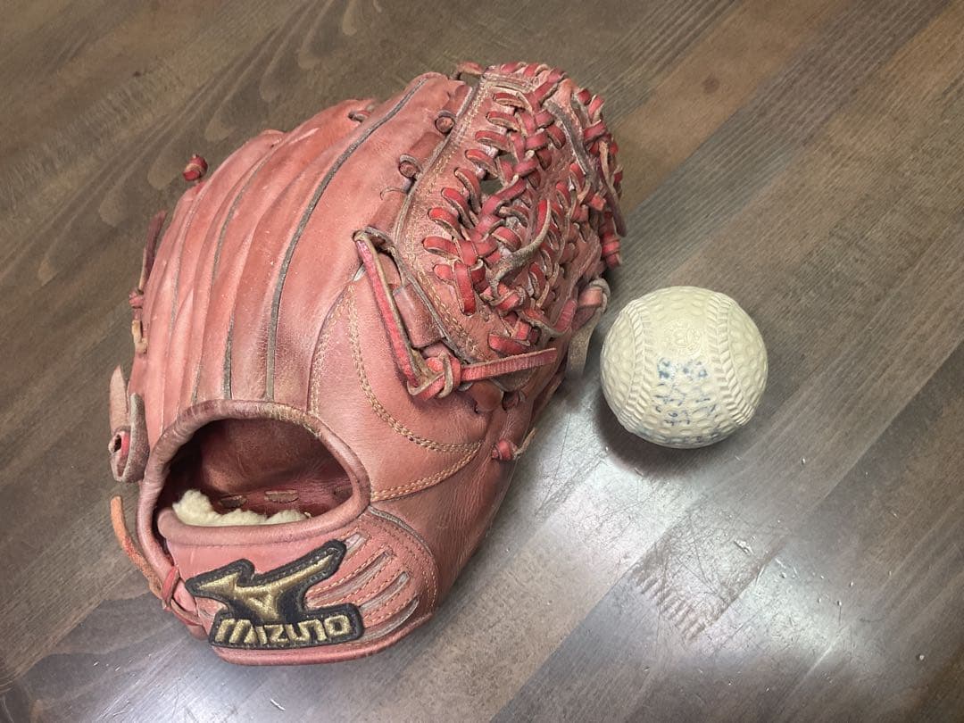 MizunoPro 軟式グローブ 赤 井端モデル 内野 ショート用