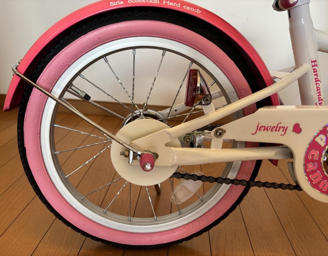 子供用自転車　Hard♡candy 16インチ　補助輪＆ヘルメット付き