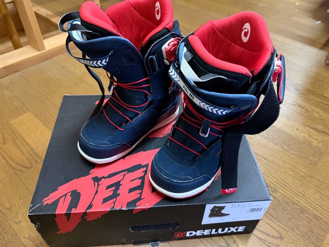 DEELUXE スノーボードブーツ ネイビー/レッド