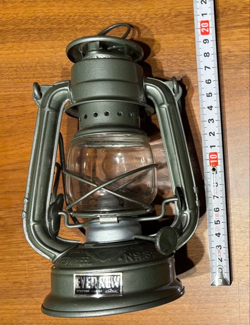 EVER NEW エバニュー　ハリケーンランプ　小型 箱付き