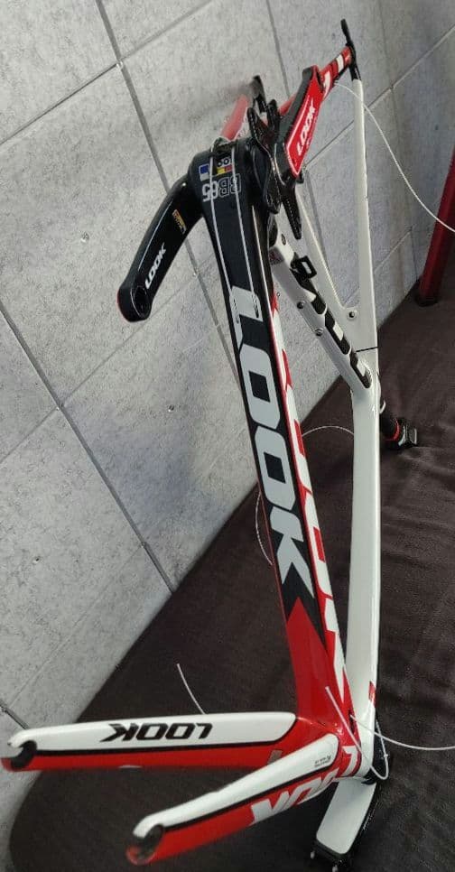 中古 2011 LOOK695 フレームセット Mサイズ コフィディスカラー