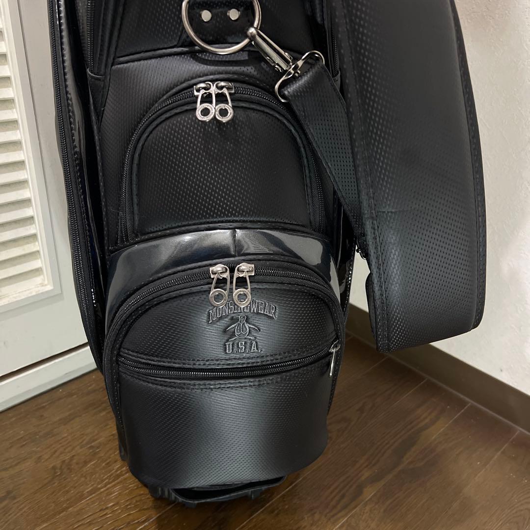 マンシングウェアキャディーバッグ黒