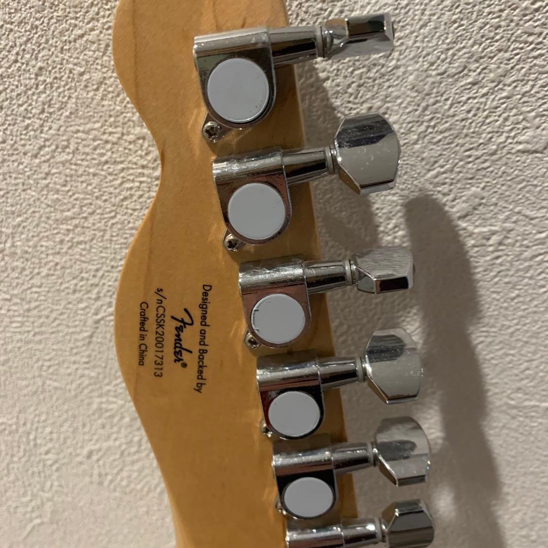 ホワイト テレキャスタータイプ エレキギター