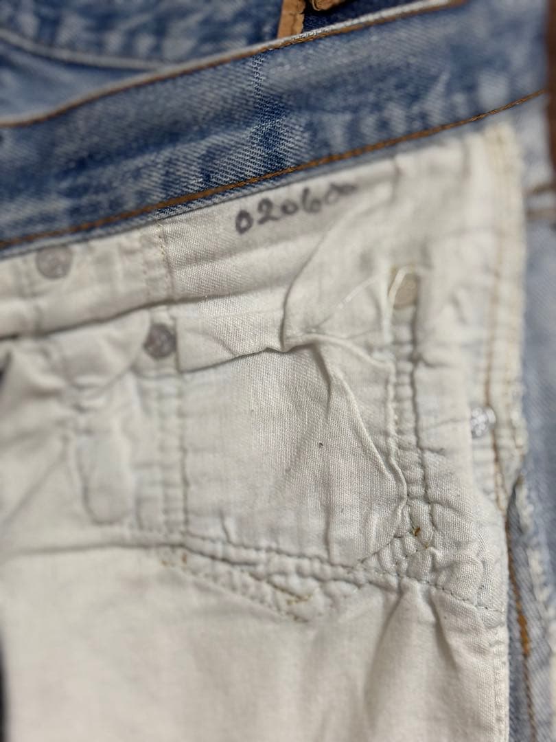 Levi's 501ライトブルー ストレートデニム赤耳