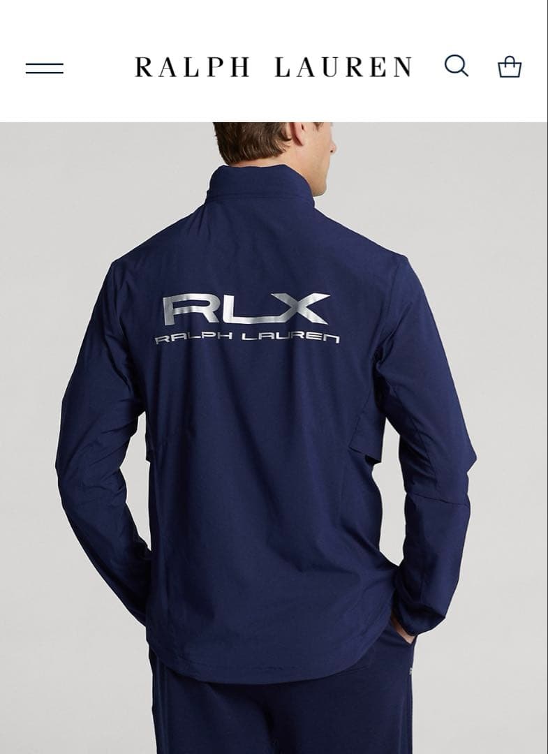【美品】 RLX RALPH LAUREN パフォーマンスフーデッドジャケット