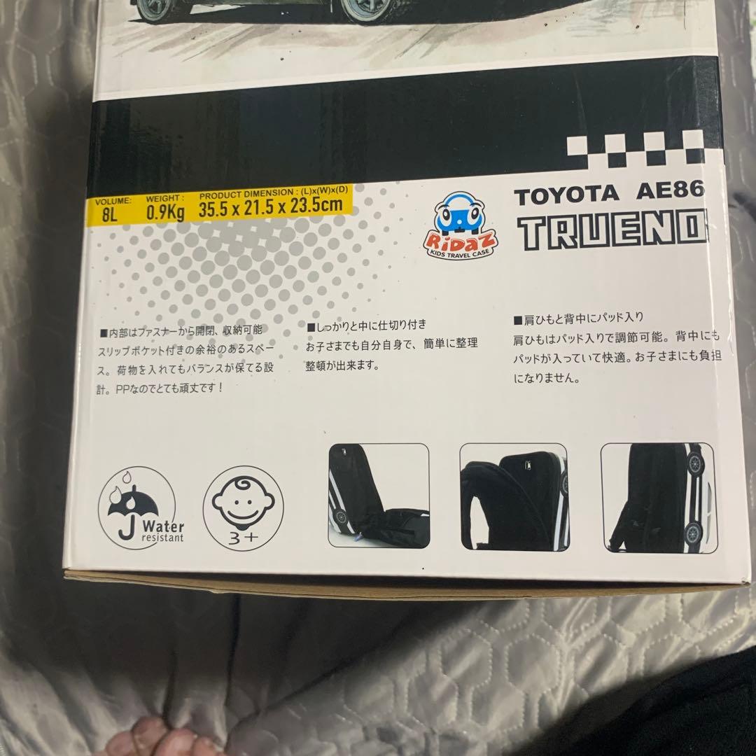 新品未使用TOYOTA AE86 TRUENO バックパック