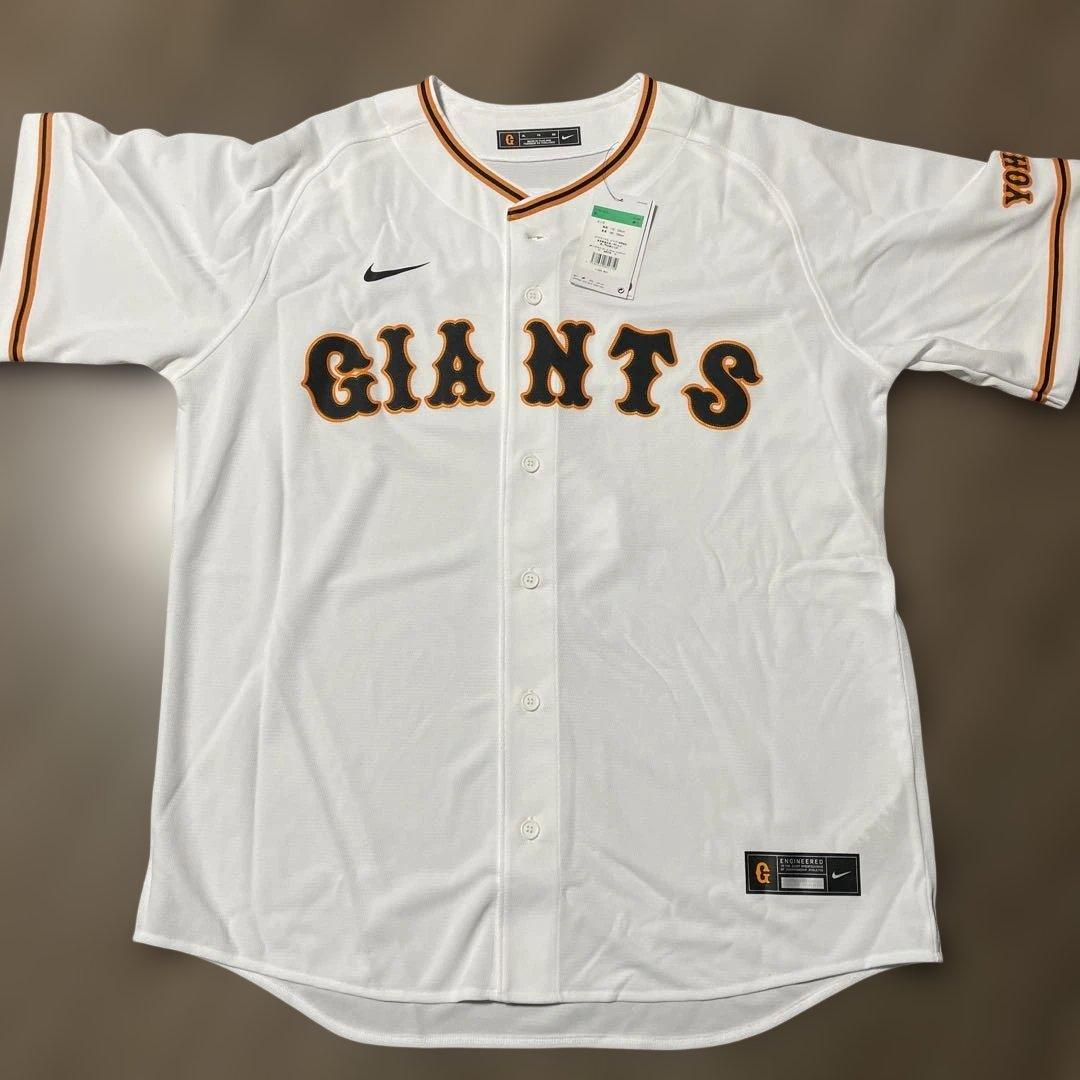 タグ付き未使用！ナイキ　巨人　ホーム　ジャイアンツ　長野　ユニフォーム　XL