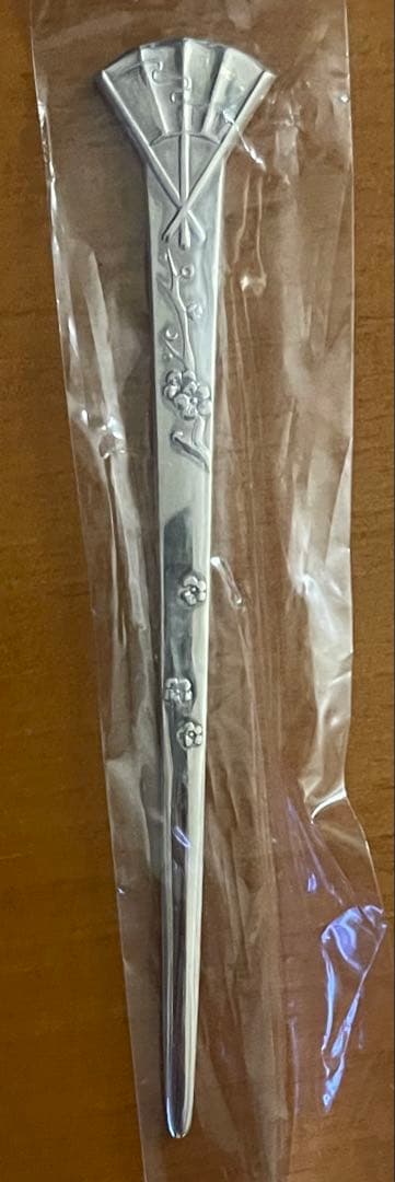 純銀 銀製 菓子楊枝 3本セット 木箱入り 総重量35g 未使用