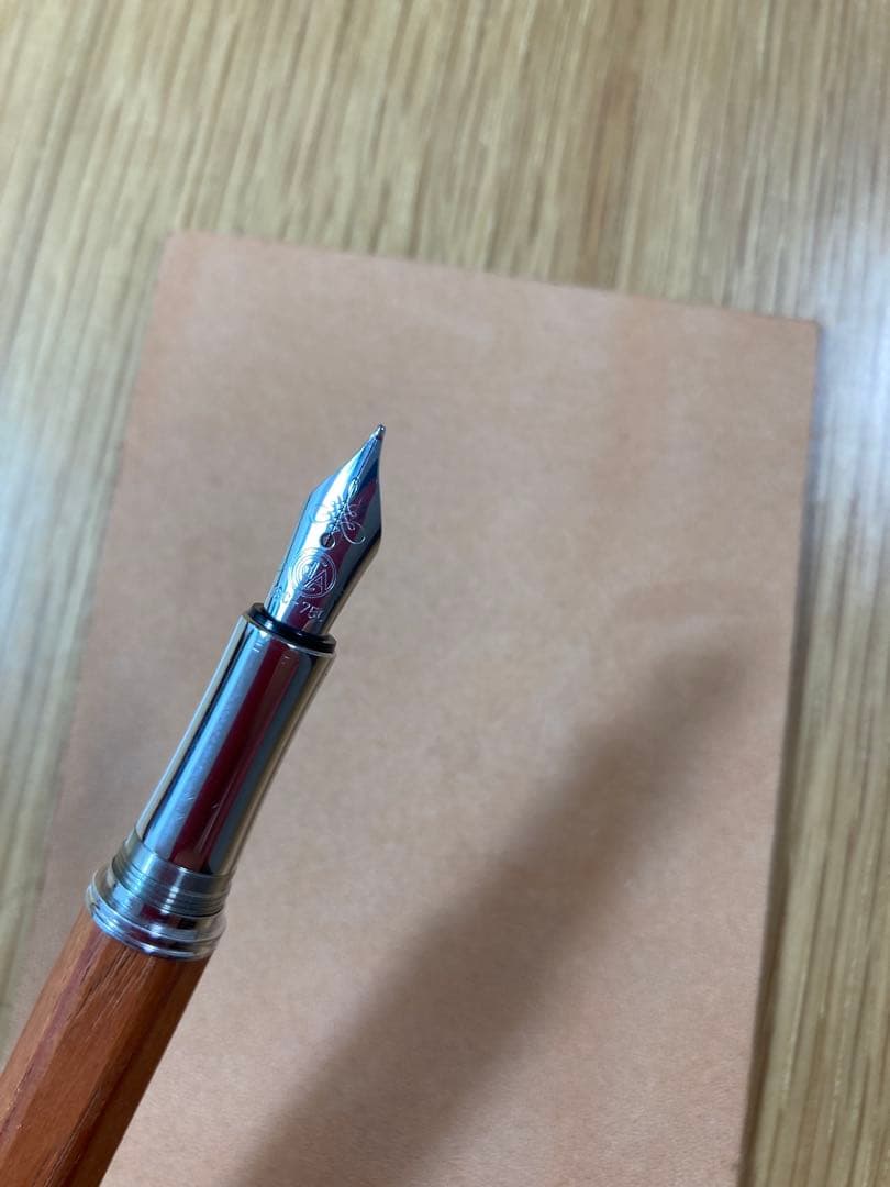 カランダッシュ　バリアス　万年筆　メットウッド