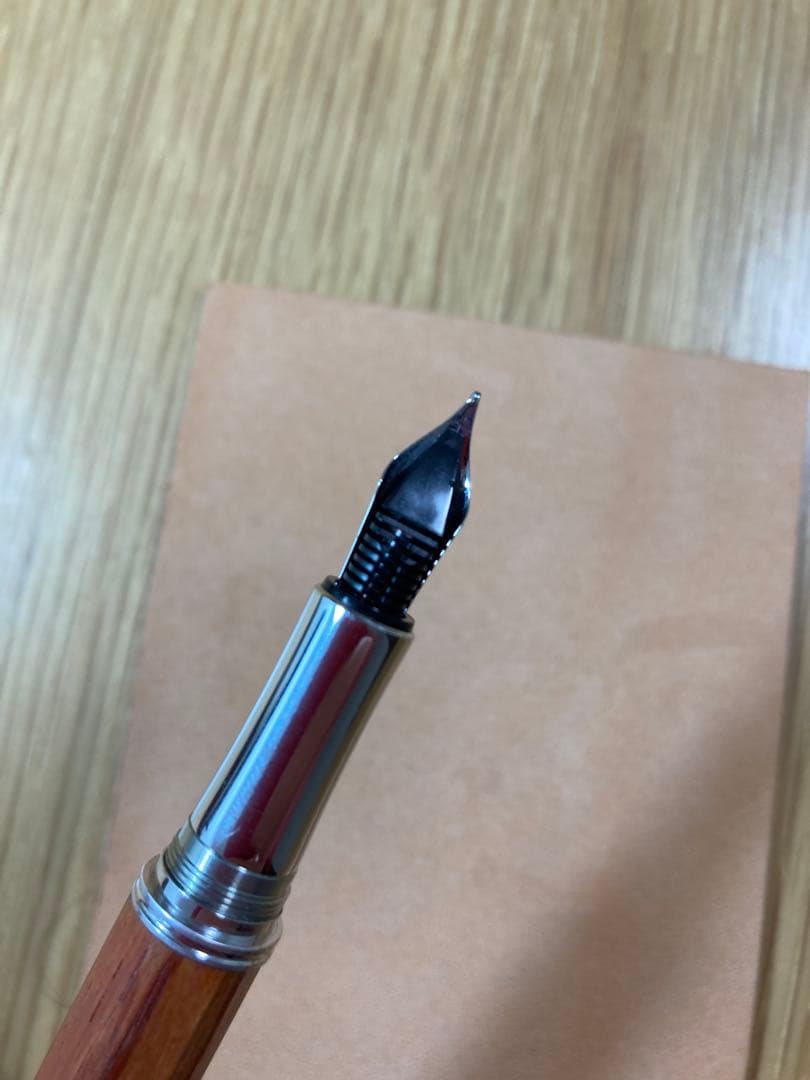 カランダッシュ　バリアス　万年筆　メットウッド