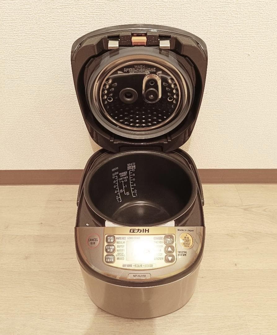 象印 海外向け炊飯器 NP-HJH18-XT