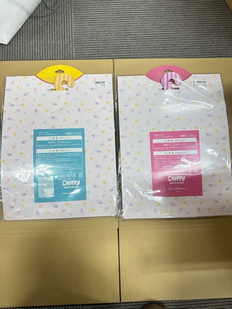 ダッフィーシェリメ　コスチューム　セットウィッシングウィングス台紙つき☆新品