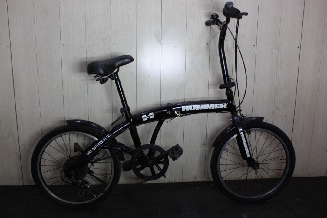 HUMMER 20インチ シマノ６速 BLACK 折り畳み自転車