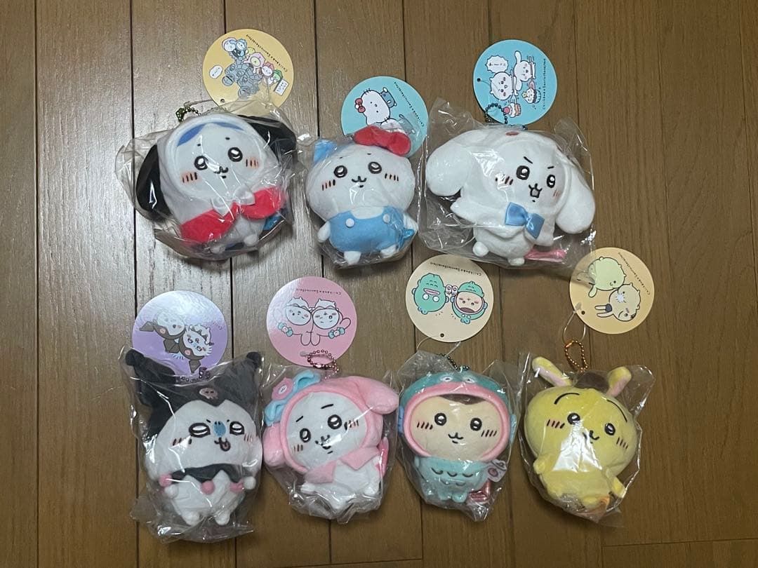 正規品　ちいかわ　サンリオ　ぬいぐるみ7体セット