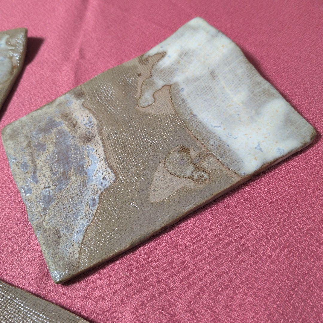 陶磁器　食器　皿　長角皿　長方皿　平皿　３枚　古道具　古民具