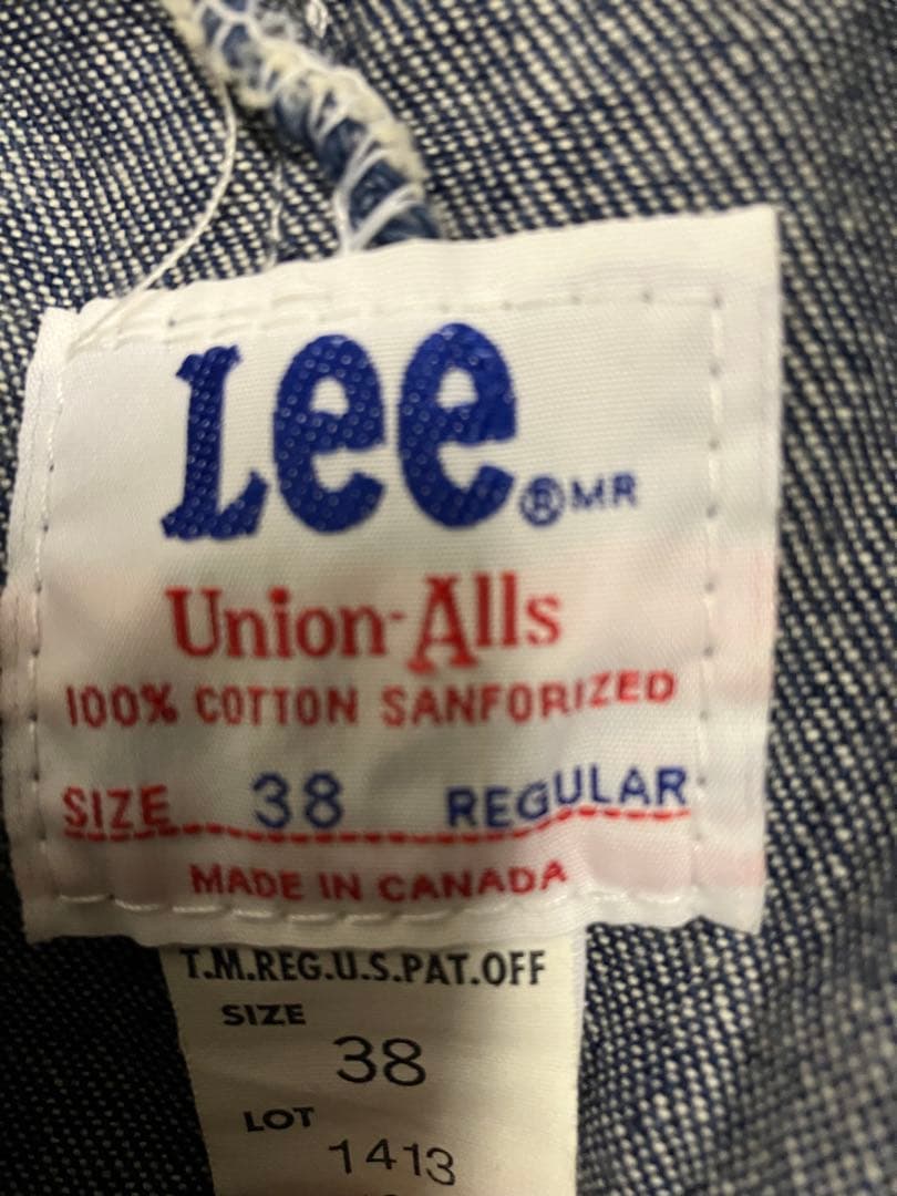 マ*ョ様 Lee Union-All オーバーオール つなぎ サイズ38