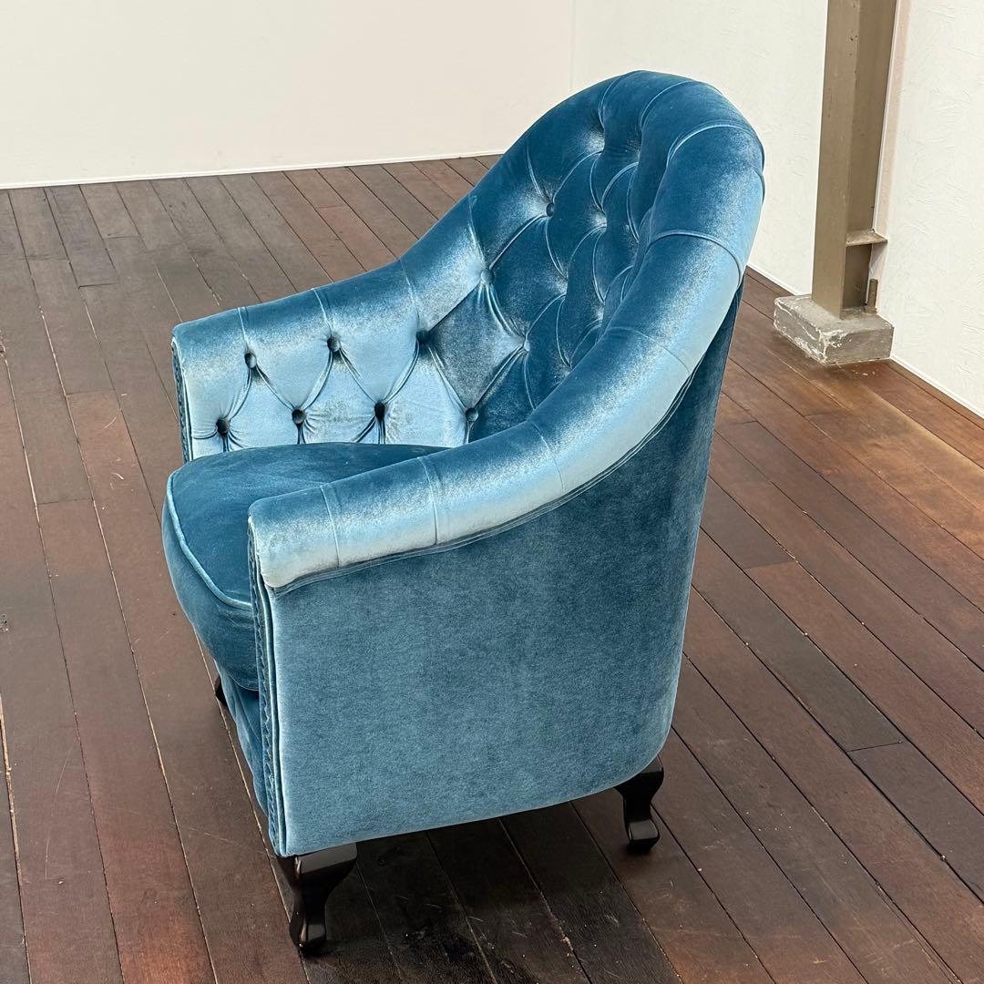 H112K55 VINCENT チェスターフィールド 1人掛けソファ