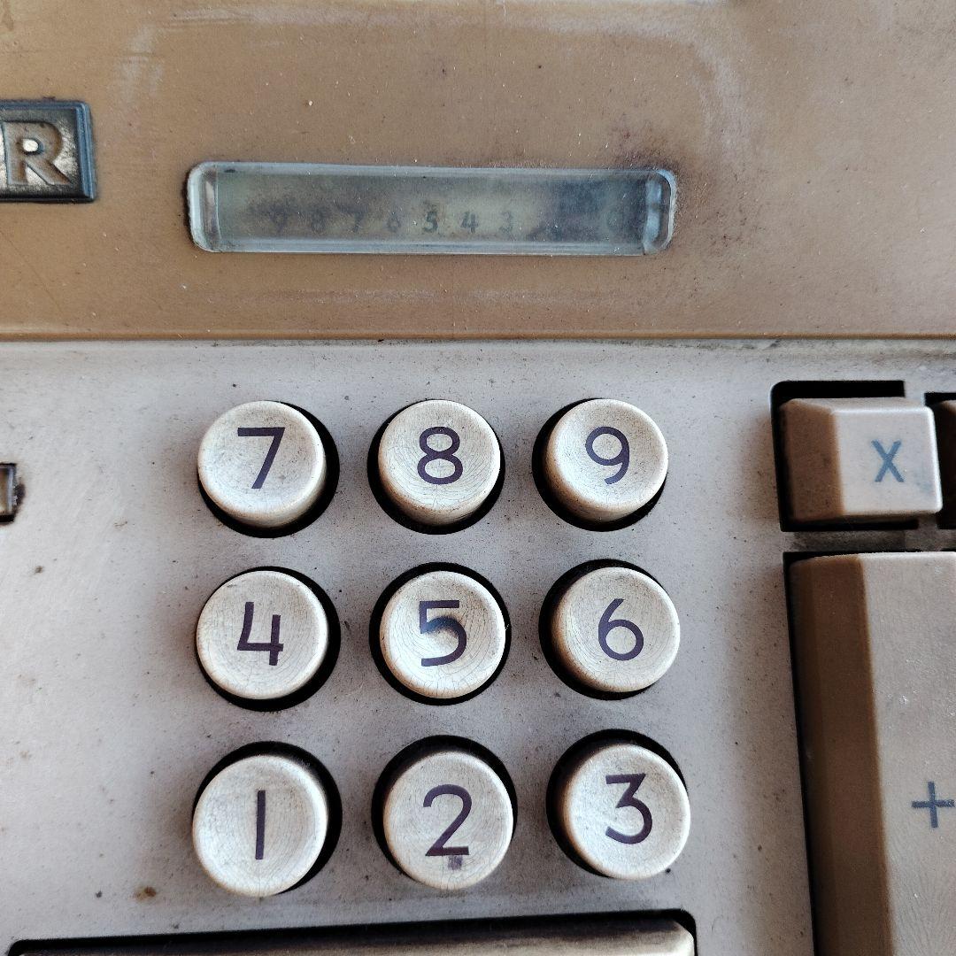 機械式計算機 ナショナル　NCR レトロ アンティーク ビンテージ