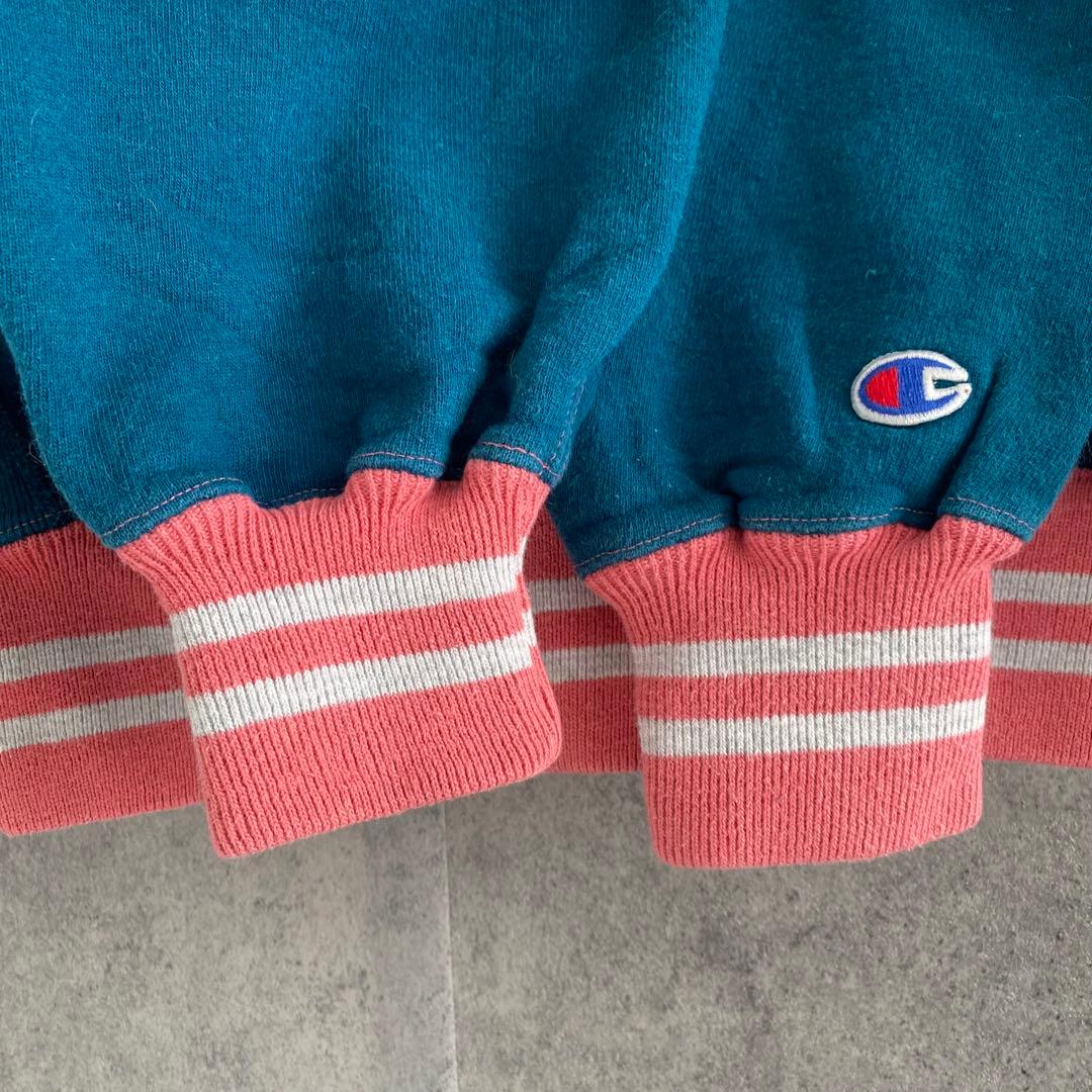 Champion reverse weave 90s リブライン スウェット
