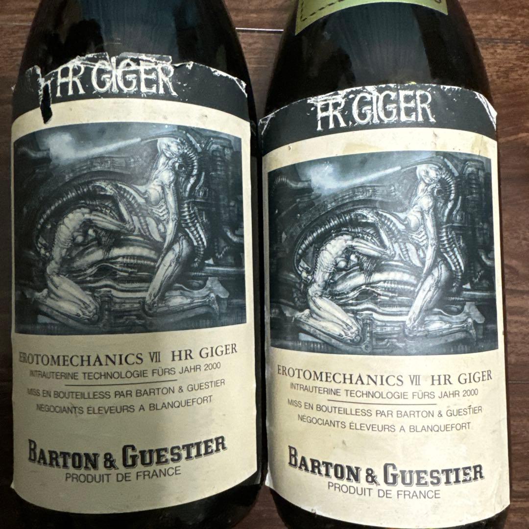 HR.GIGER スクリーンセ－バ－＆ ラベル　ワイン ➕リ－フレット