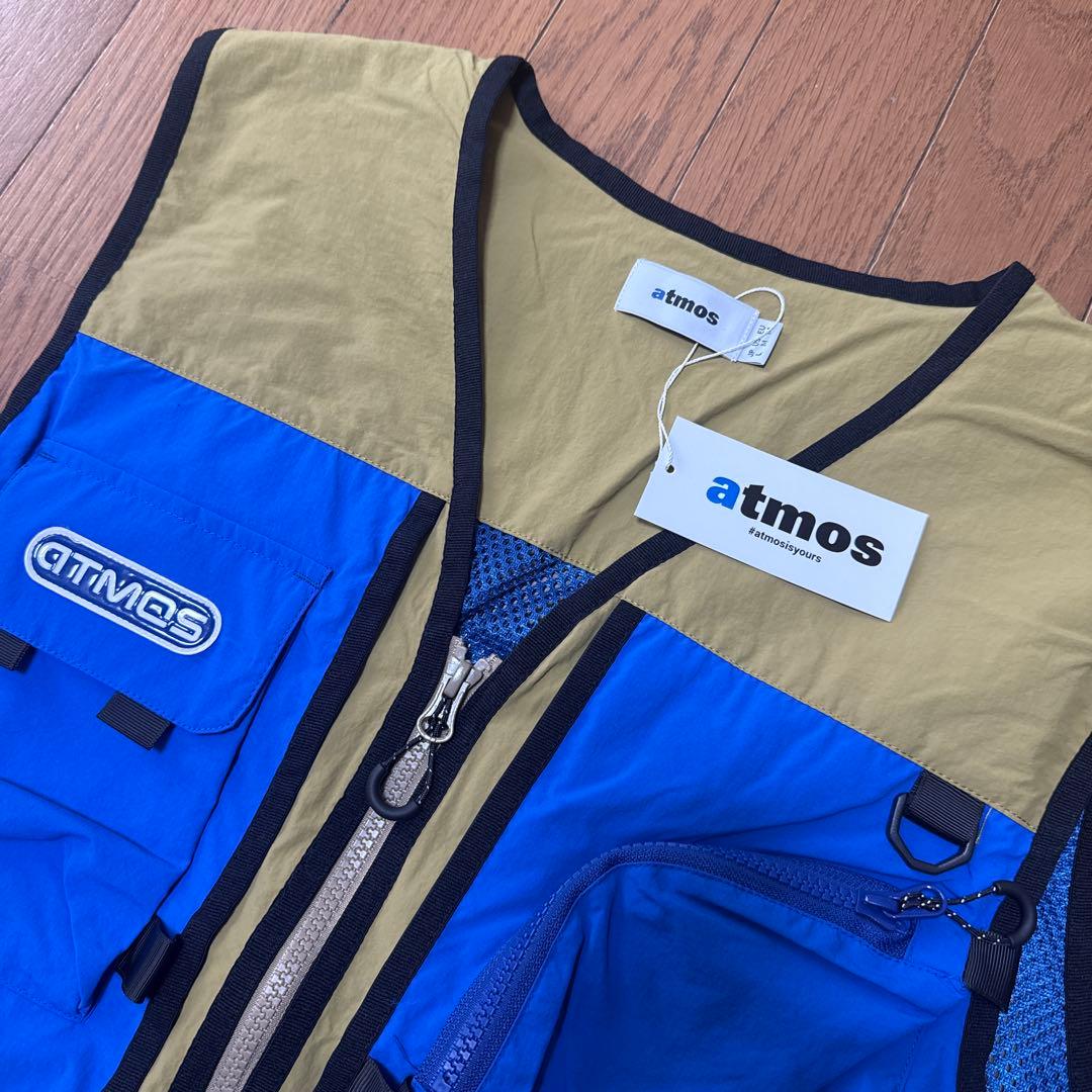 アトモス　Atmos Lサイズ　ユーティリティ　ベスト　フィッシング　タグ付き