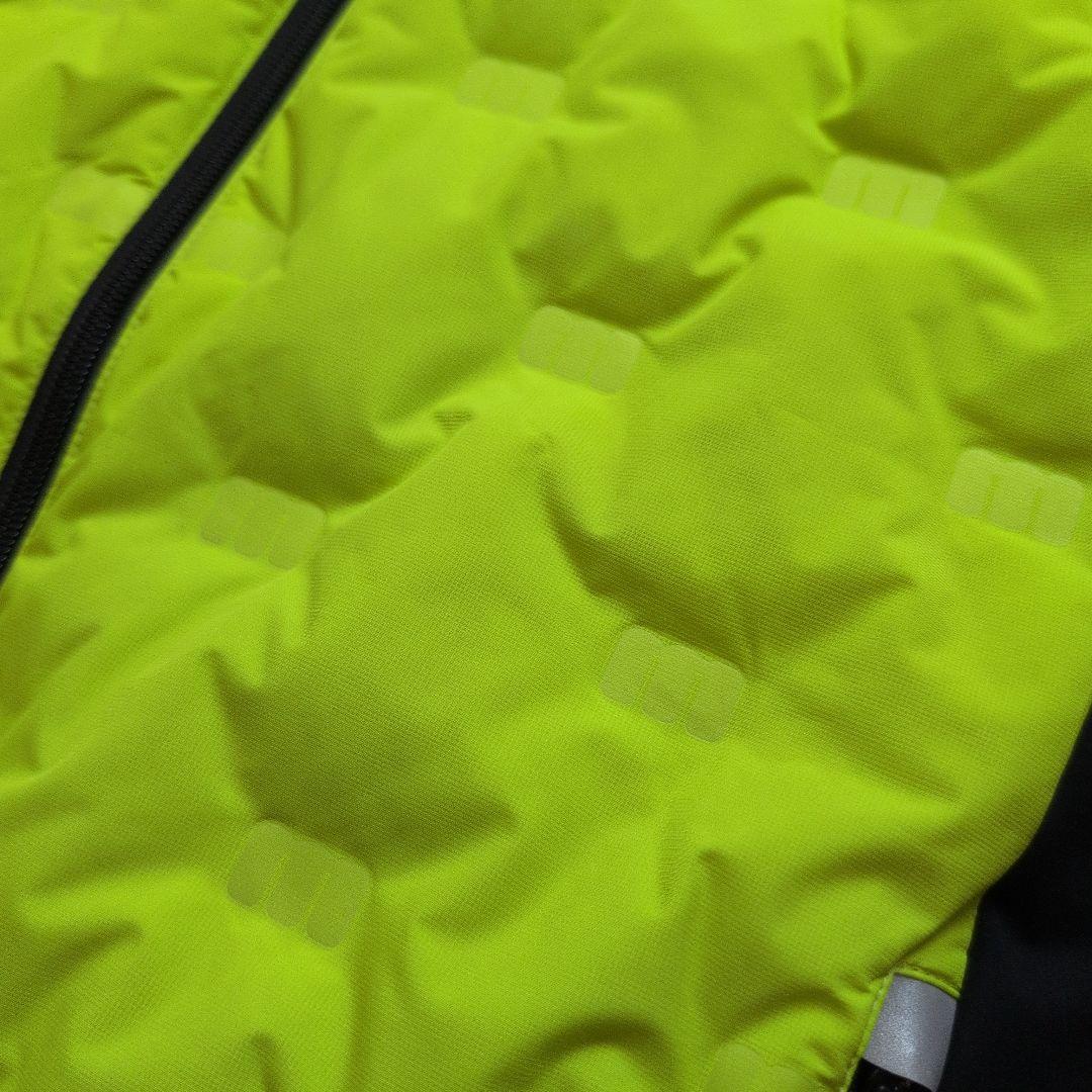 【美品】マンシングウェアゴルフ　フルジップノーカラーダウンベスト　LL