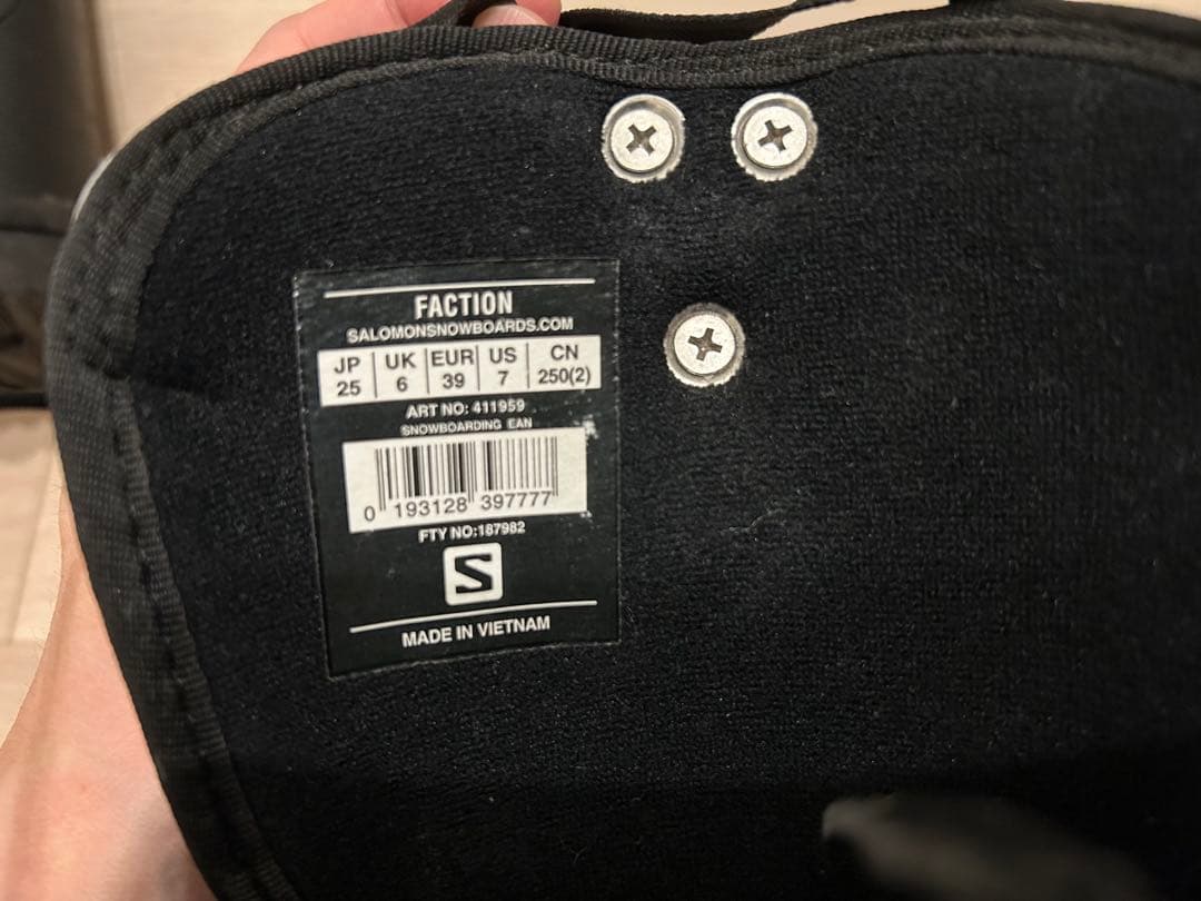 SALOMON Faction スノーボードブーツ 25cm