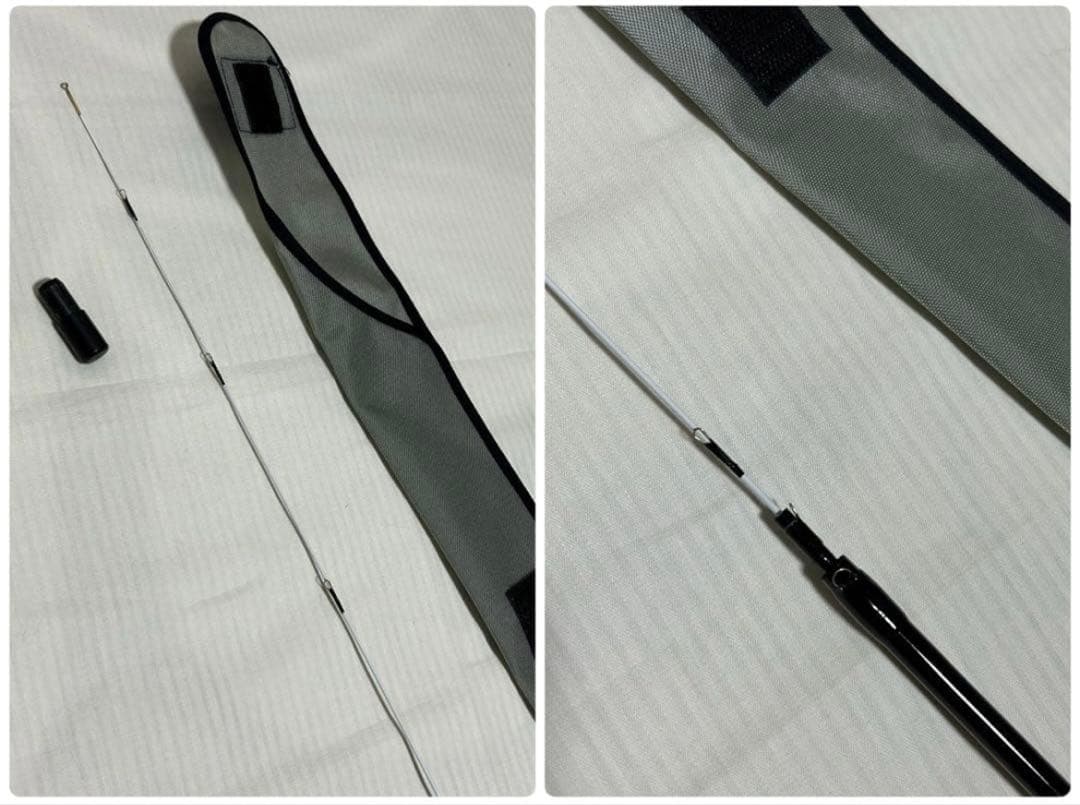 【良品】宇崎日新　NISSIN　釣竿　黒鯛　チヌ用　天然木リール　糸　取説有り